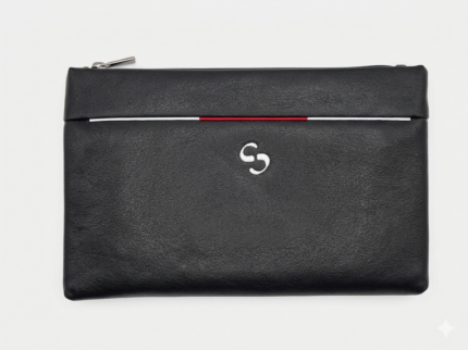 BORSA CLUTCH UOMO CLASSICA Colore nero - Cod art BRS1000